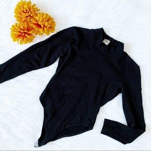 miss california black turtleneck bodysuit